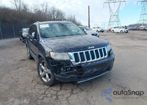 2012 Jeep Grand Cherokee Overland из США, поврежденный, VIN 1C4RJFCG9CC342193